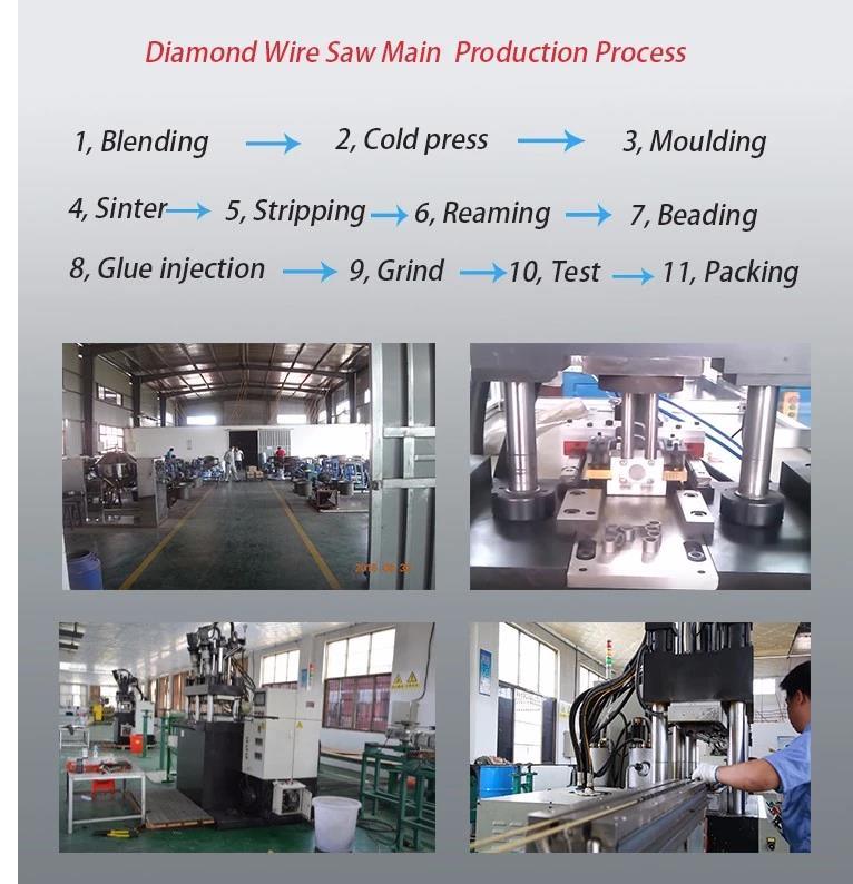 Hot Sale and Professional Diamond Wire Saw Rope for Steel