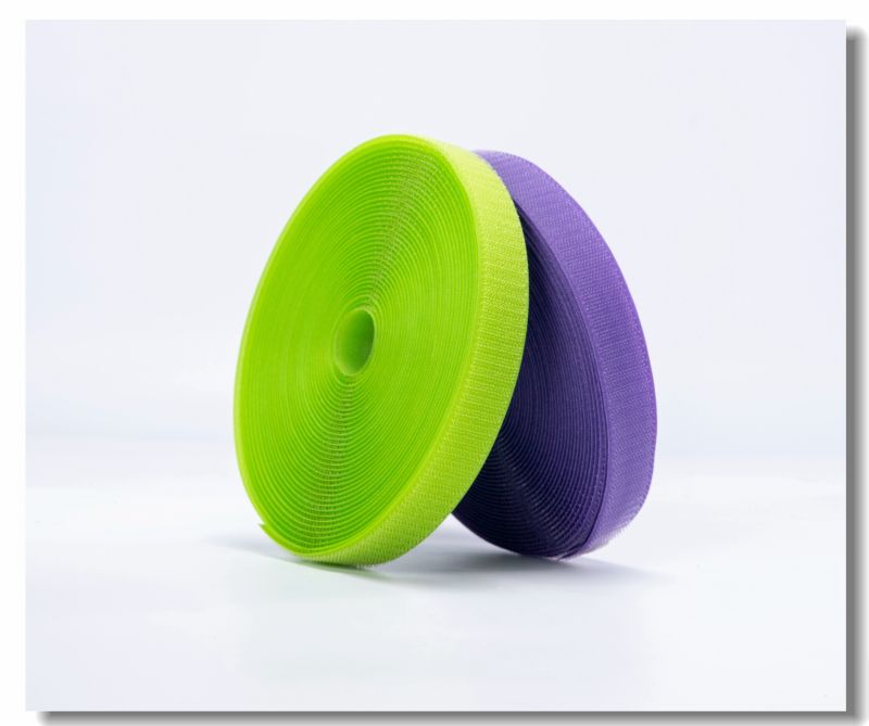 Polyester Nylon Hook and Loop Fastener Strong Adhesive Hook and Loop Roll Fastener Tape