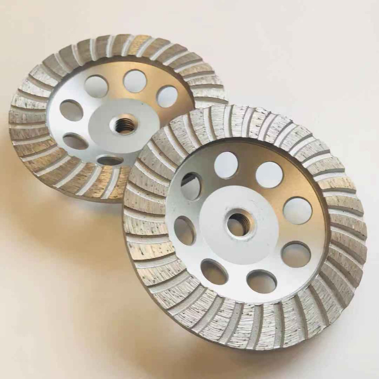 125mm 5inch M14 Thread Diamond Turbo Grinding Wheels for Concrete