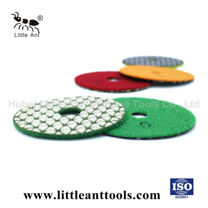 Triangle Dry Polishing Pad for Granite Marble