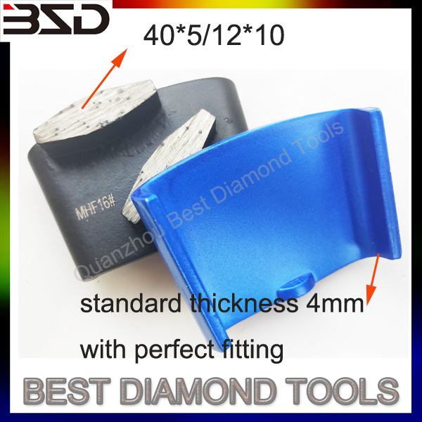 Round Segment HTC Diamond Segmented Shoe, Diamond Tools HTC in China