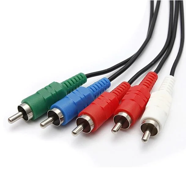 5RCA Plugs to 5RCA Plugs Cable AV Cable