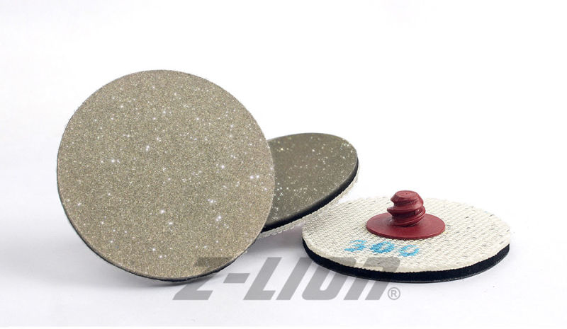 2" Roloc Electroplated Diamond Grinding Pad for Granite Stone Polishing