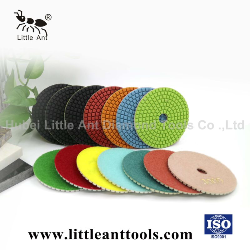 White Color Wet Polishing Pad for Concrete
