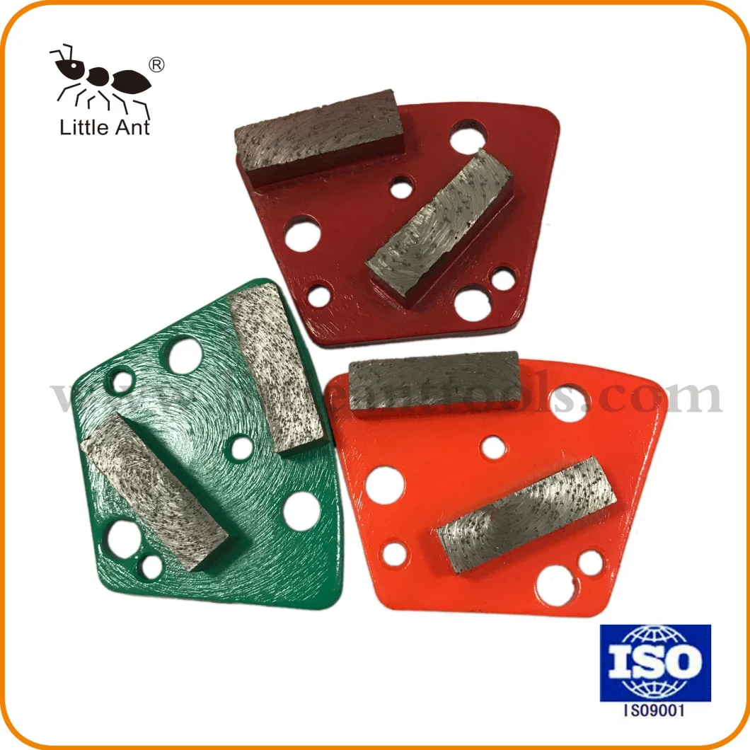 Diamod Metal Grinding Shoes Trapezoid Concrete Tools Diamond Grinding Pads