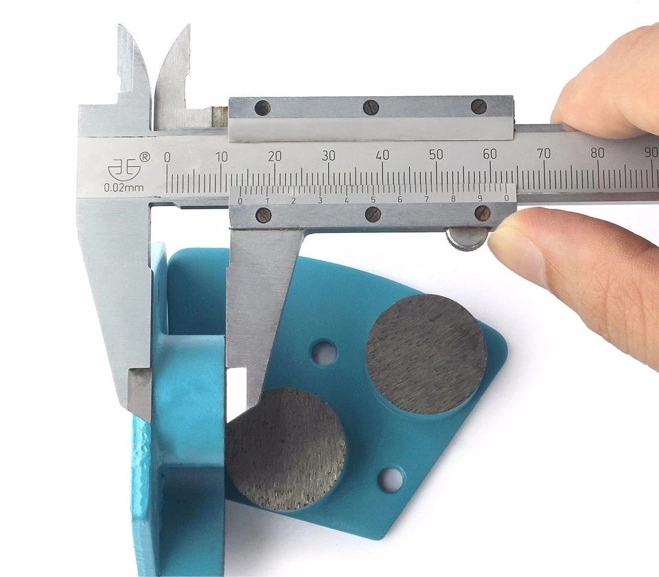 Diamond Trapezoid Metal Floor Pads Abrasive Disc for Concrete Polishing Grinding