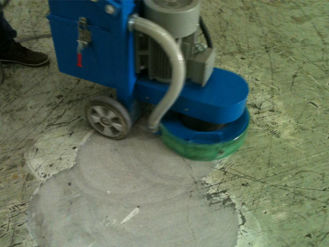 Concrete Floor Grinder with Diamond Disk Head Polishing Machine