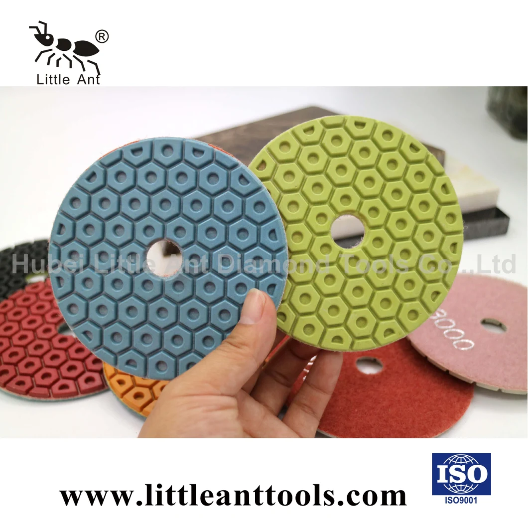 New 4'' 100mm Diamond Wet Polishing Pad for Granite and Marble