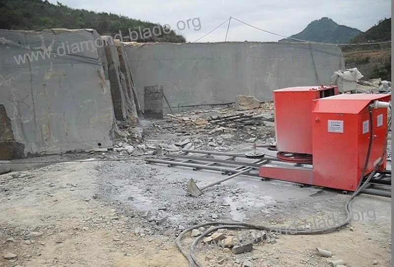Vacuum Brazed Diamond Wire Saw for Marble Stone Quarry Cutting