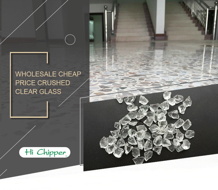 3-6mm Crushed Glass Broken Glass Glass Chips Recycled Glass for Terrazzo Flooring
