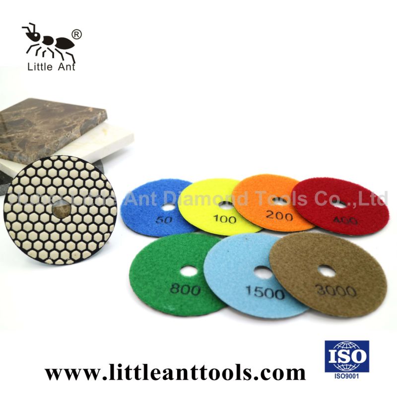 5-Inch Dry Polishing Pads for Angle Grinder Machine