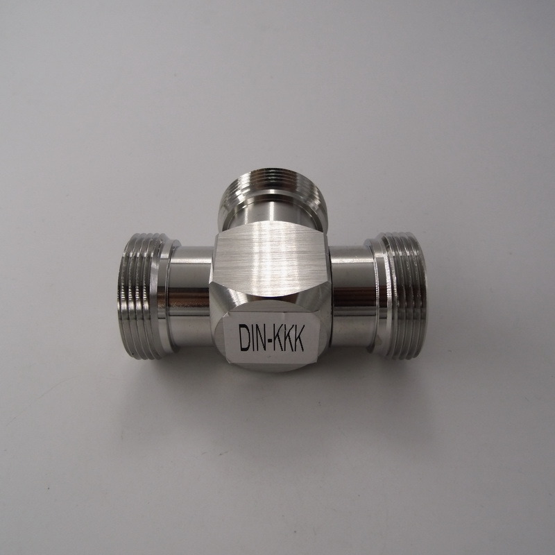 7/16 DIN Female to Female to Female T Shape Connector Adaptor