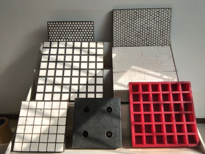 Ceramic Tile Liner Ceramic Rubber Wear Pad Liner Manufacturers Ceramic Coating with Rubber
