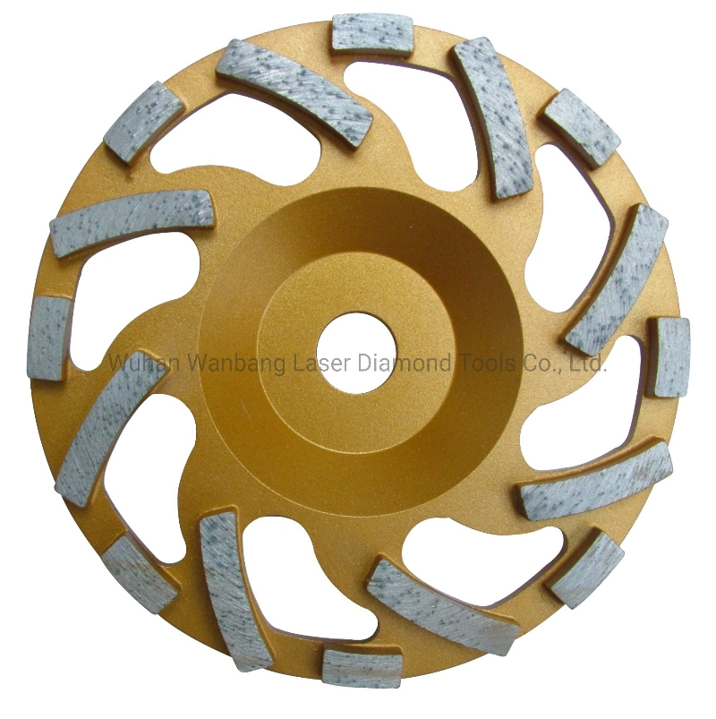 125mm and 180mm L Segment Concrete Grinding Diamond Cup Wheels
