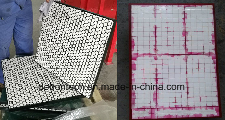 Ceramic Tile Liner Ceramic Rubber Wear Pad Liner Manufacturers Ceramic Coating with Rubber