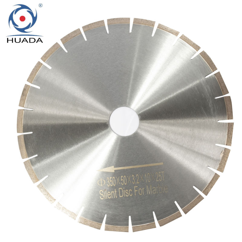 Huada 350mm 400mm Silent Marble Saw Blade Diamond Cut Disk