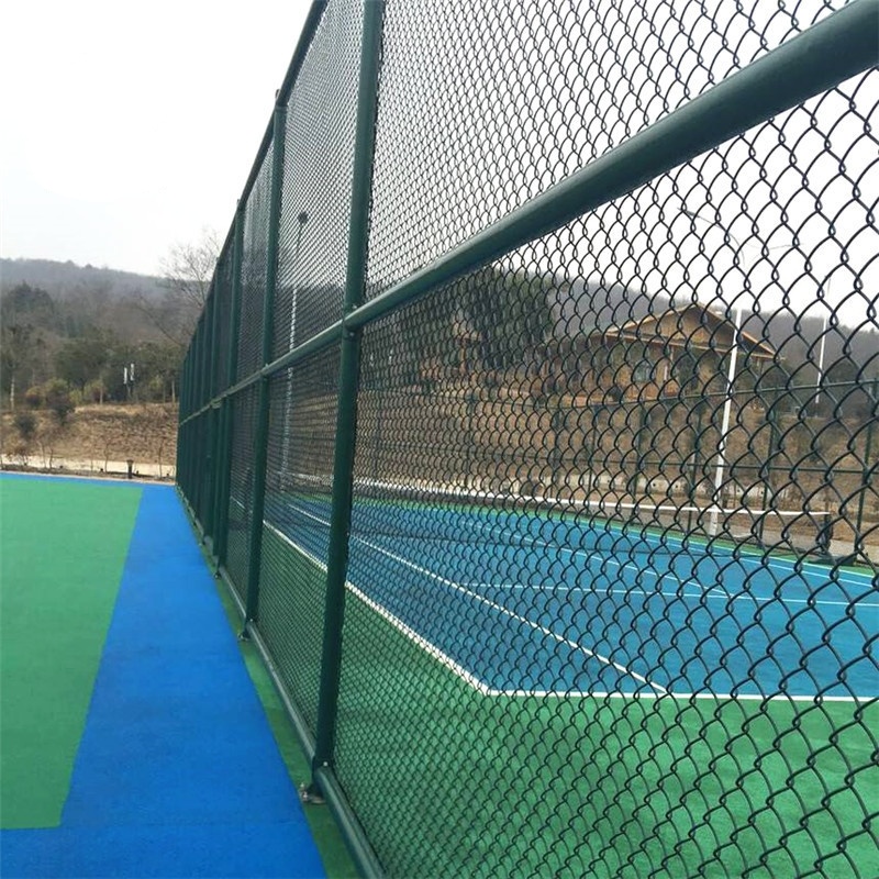 PVC Coated Diamond Wire Mesh Chain Link Fence (XM-116)