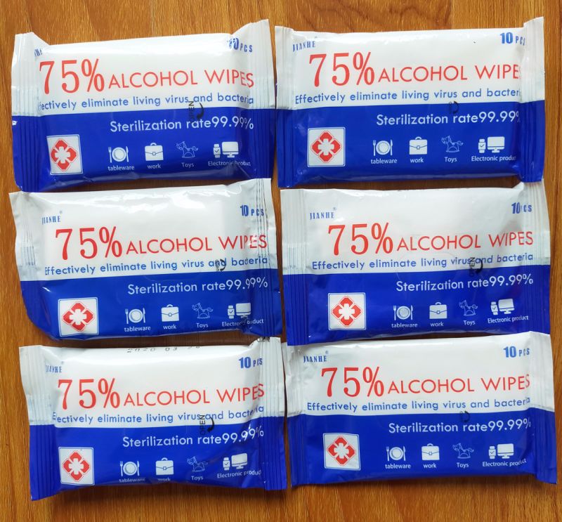 75% Alcohol Wipes Industrial Wet Wipes Oil and Grease Cleaning Wet Wipes Alcohol Clean Wet Wipes Sterilize Wet Wipes