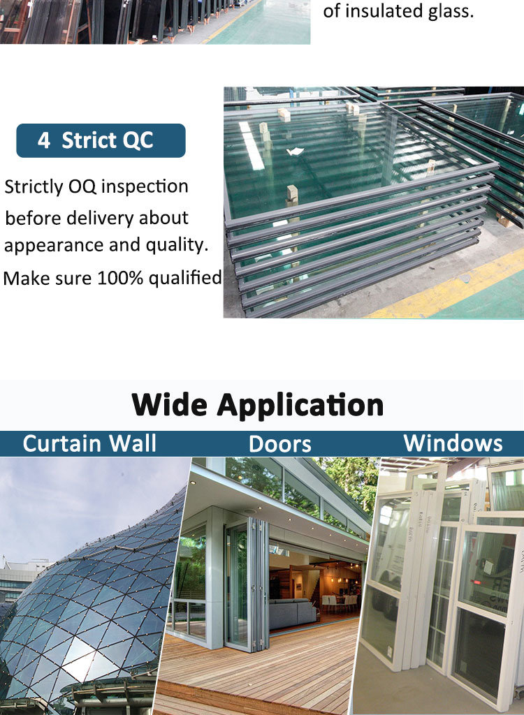 4-6mm Clear Louver Glass for Windows for Building Glass