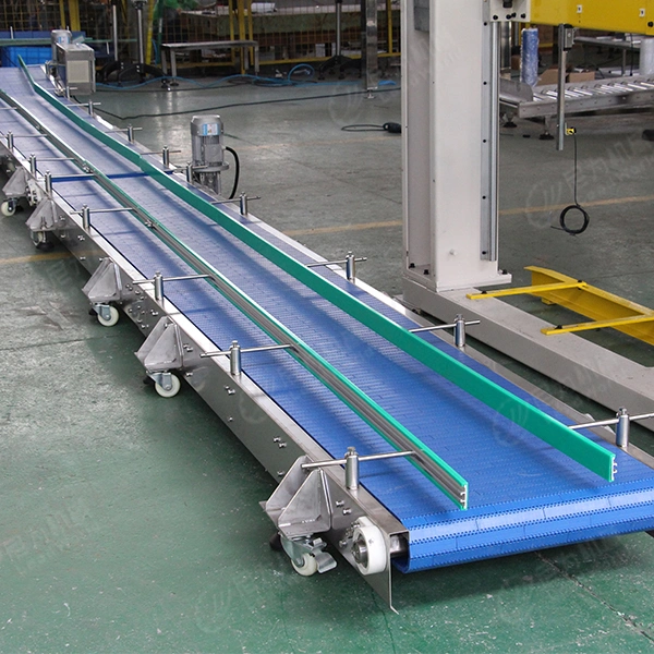 Pallet Chain Slat Conveyor/Scraper Chain Conveyor/Modular Plastic Conveyor Belt