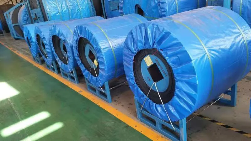 Coal Mining Durable Industrial Ep Rubber Belting Polyester Fabric Conveyor Belt for Inclined Belt Conveyor