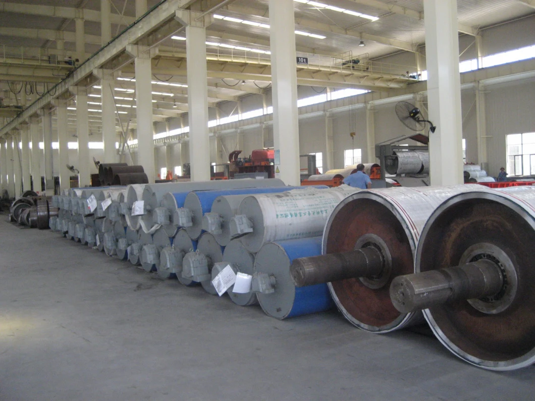 Conveyor Belt Steel Ceramic Non-Drive/Head/Bend/Take up/Snub/Tail Rubber Lagging Drum Pulley   for Belt Width 2200 mm
