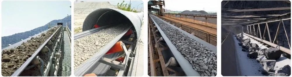 Belt Conveyor Mining Equipment Conveying Material Rubber Belt Conveyor