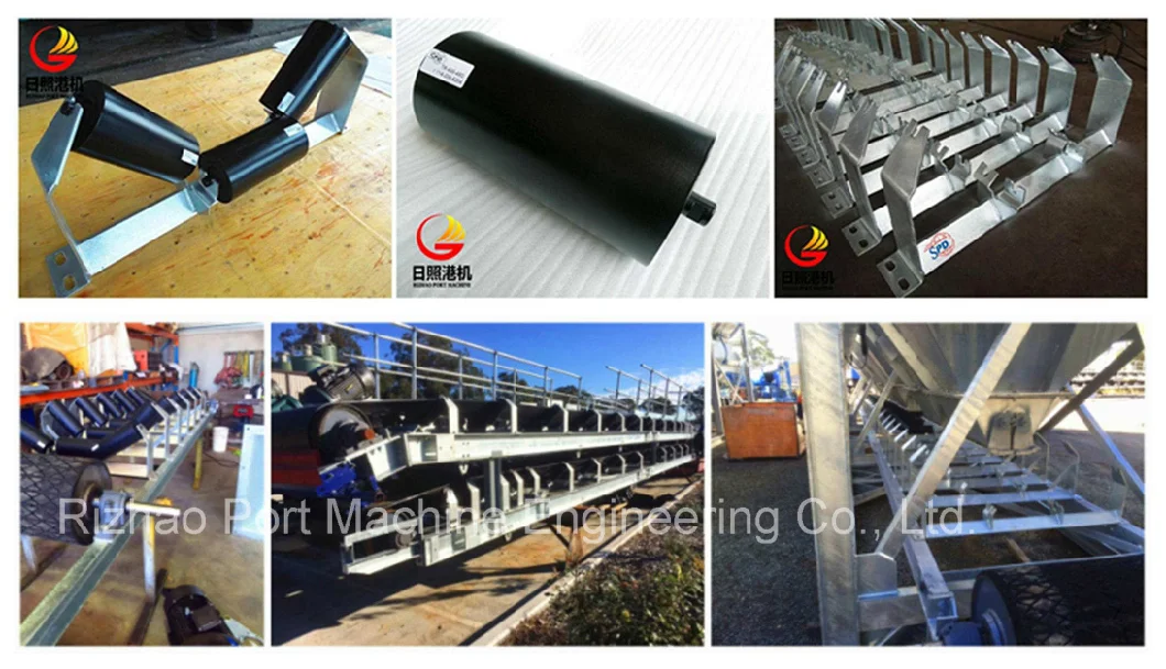 SPD Trough Roller for Belt Conveyor, Steel Carry Roller Set, Conveyor Roller Idler