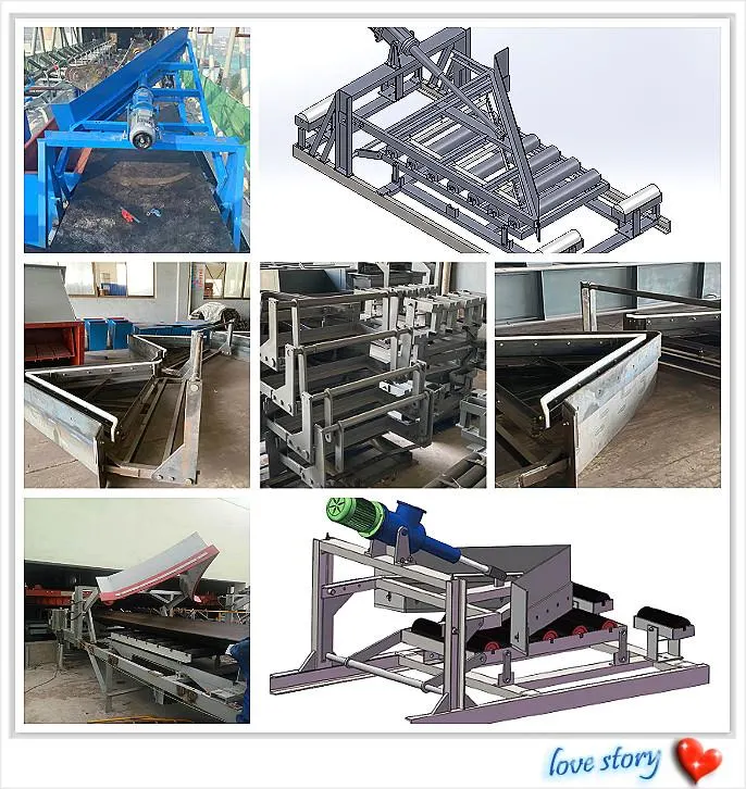 Belt Trippers and Belt Plows for Conveyor Discharge Position