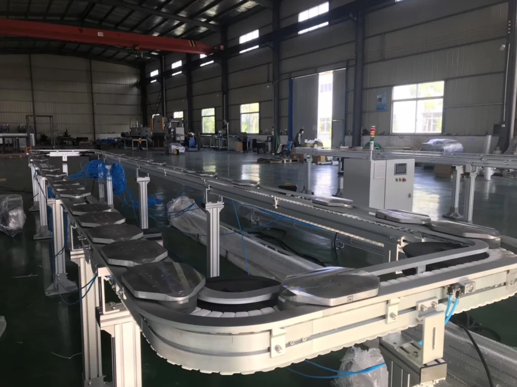 Turning Series Flat Curved Belt Conveyor Metal Plate Conveyor Belting