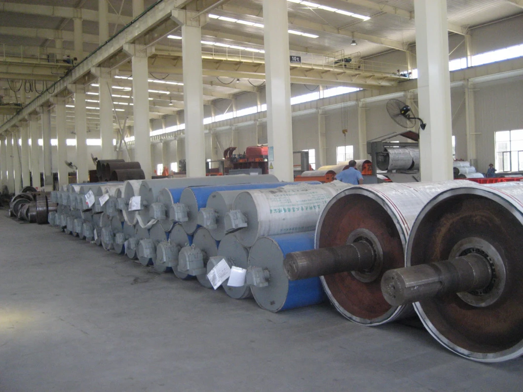 Conveyor Belt Steel Ceramic Non-Drive/Head/Bend/Take up/Snub/Tail Rubber Lagging Drum Pulley for Belt Width 500 mm