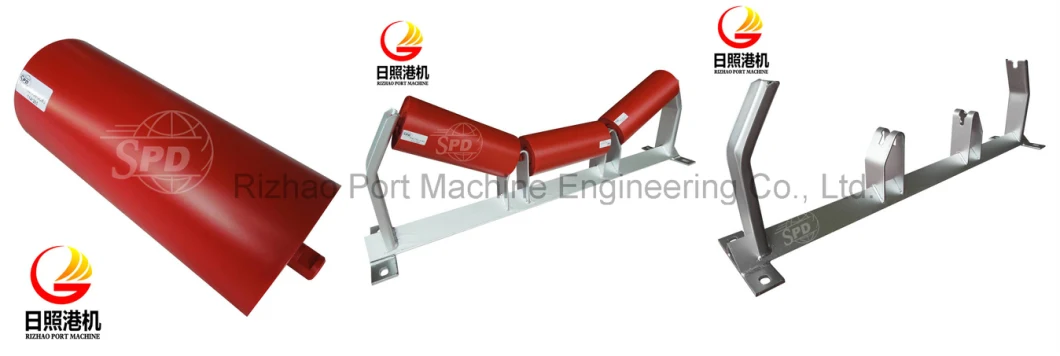 SPD 750mm Belt Width Belt Conveyor Roller, Carrier Roller, Steel Roller