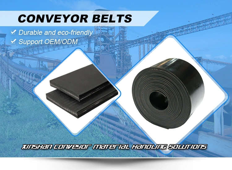 Belt Conveyor Accessory Acid Base Resistant Conveyor Belt for Belt Conveyor