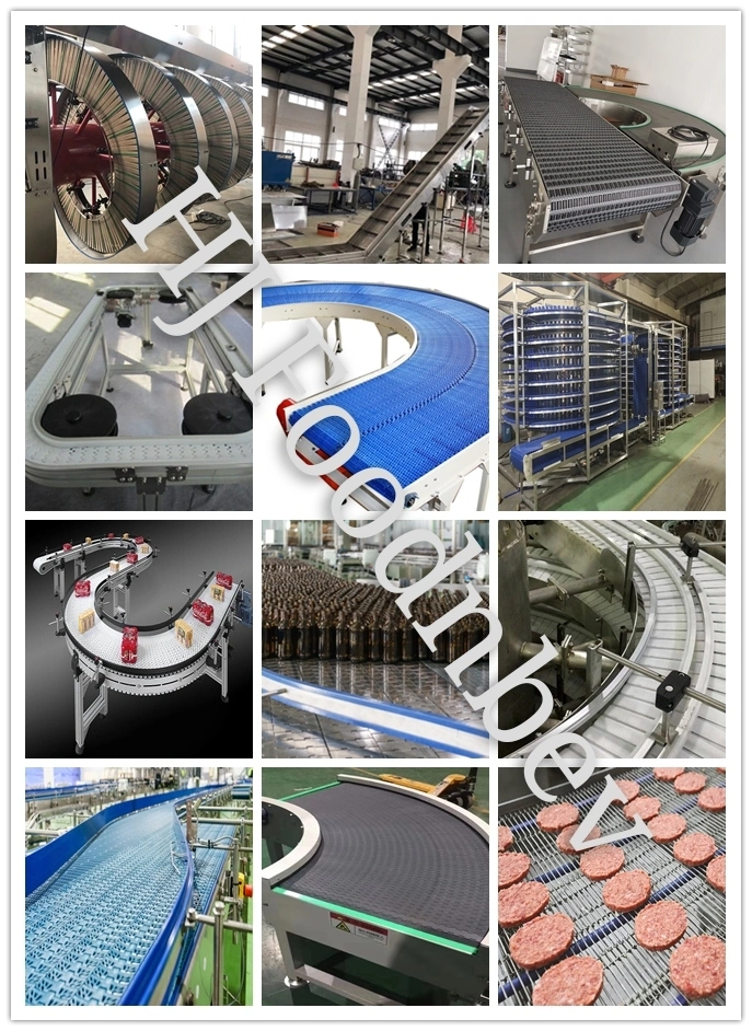 Spiral Conveyor Belt for Bakery Equipment Rubber Friction Top Transmission Belt Conveyor System