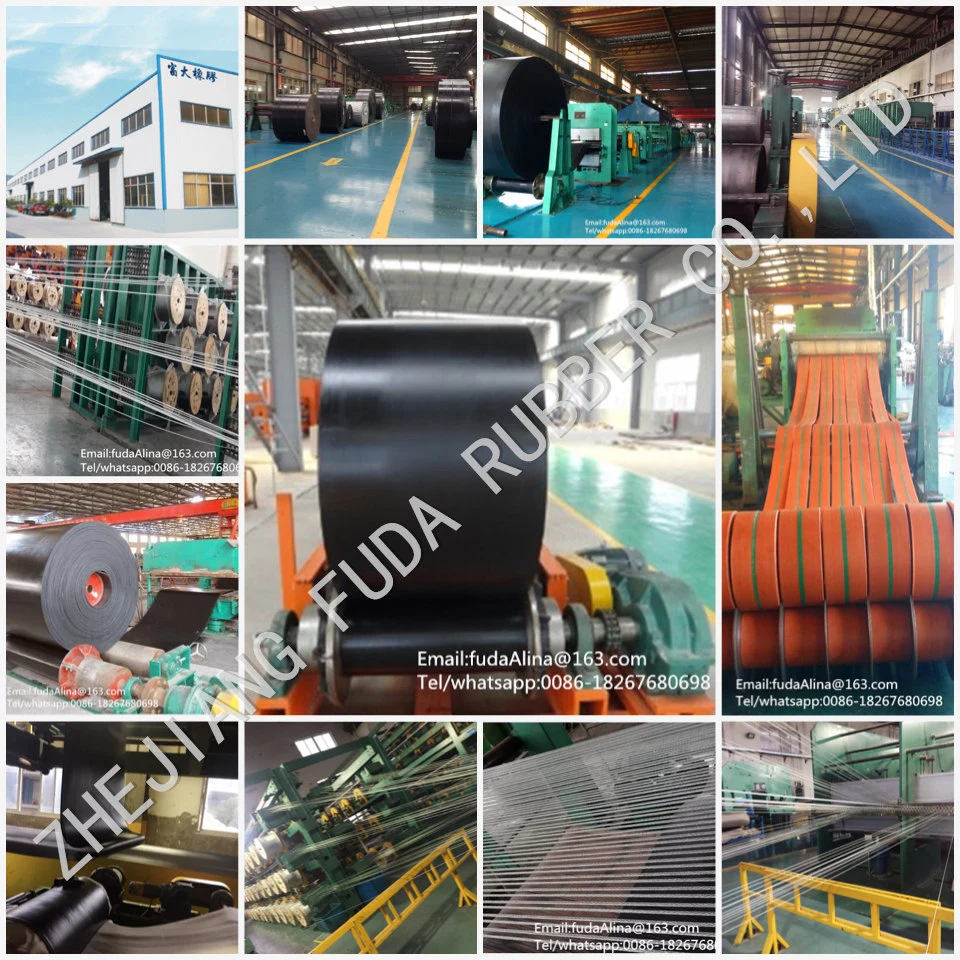 Flat Polyester Ep Rubber Conveyor Belt Industrial Conveyor Belting industrial Rubber Conveyor Belts
