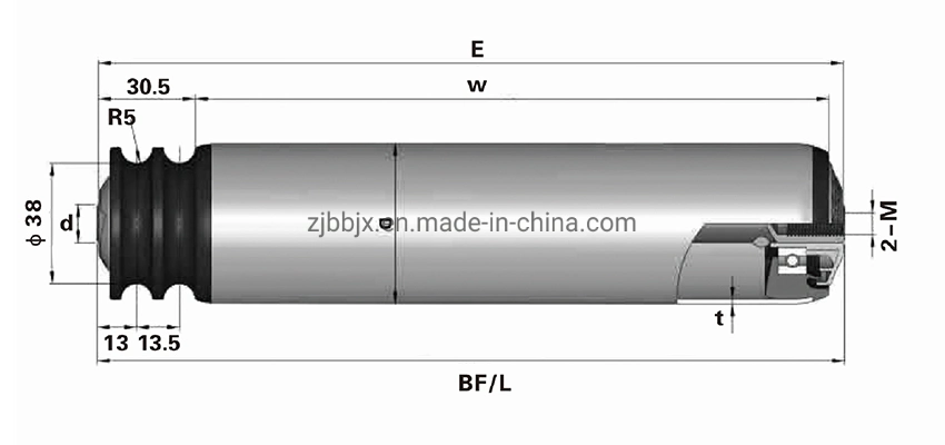 Double Groove O Belt Driving Conveyor Roller Pulley