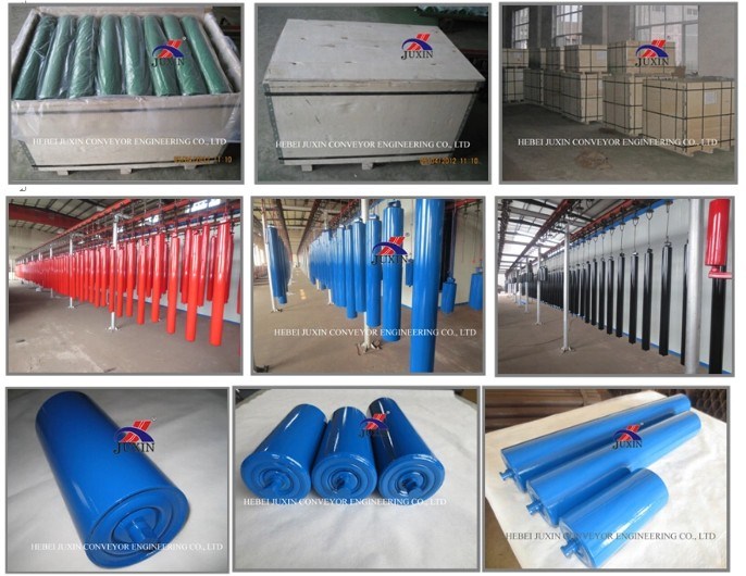 Custom-Made Steel Conveyor Return Rollers for Belt Material Handling System