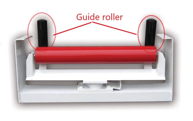 Special-Design Belt Conveyor Vertical Side Guide Roll on Self Aligning Roller