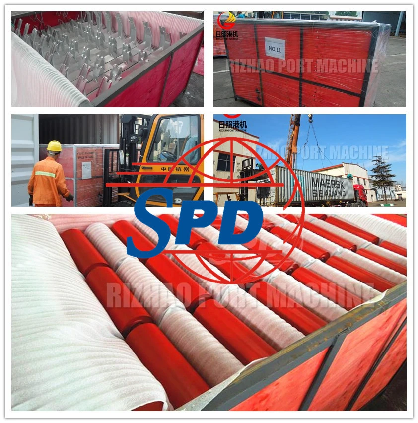 SPD Belt Conveyor System Conveyor Belt Conveyor Impact Rubber Roller