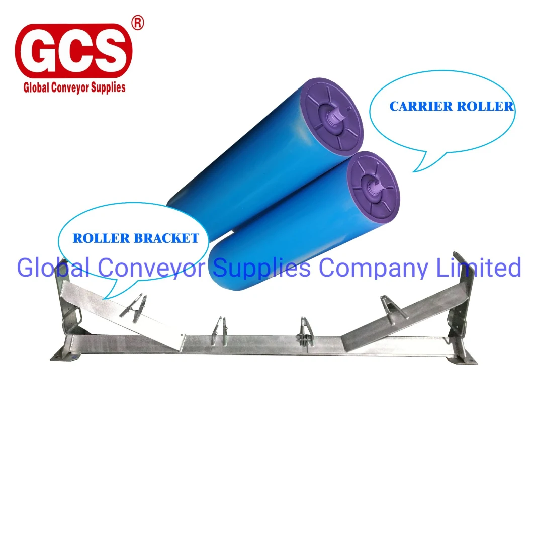 New Carbon Steel Support Carry Idler Belt Conveyor Idler Roller