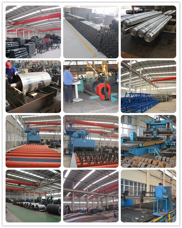 Belt Conveyor Carbon Steel Roller Idler for Bulk Material Handing
