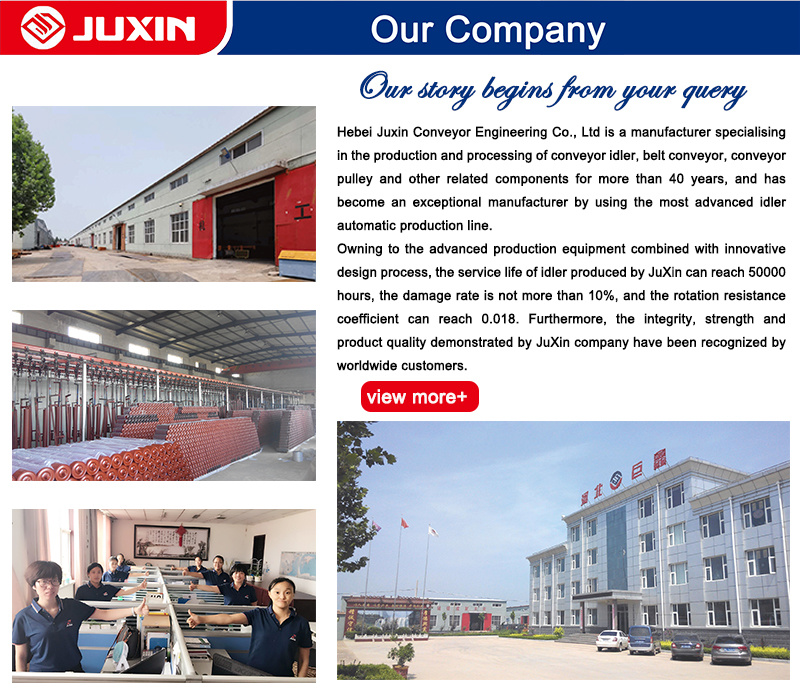 Custom-Made Steel Conveyor Return Rollers for Belt Material Handling System