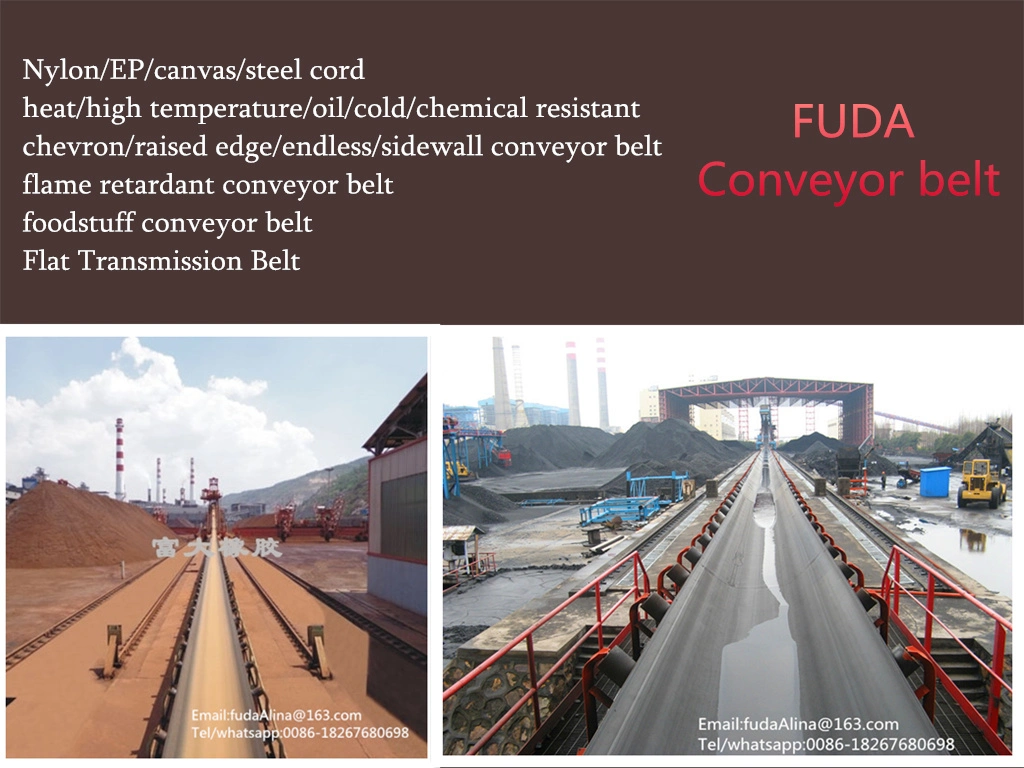Flat Polyester Ep Rubber Conveyor Belt Industrial Conveyor Belting industrial Rubber Conveyor Belts