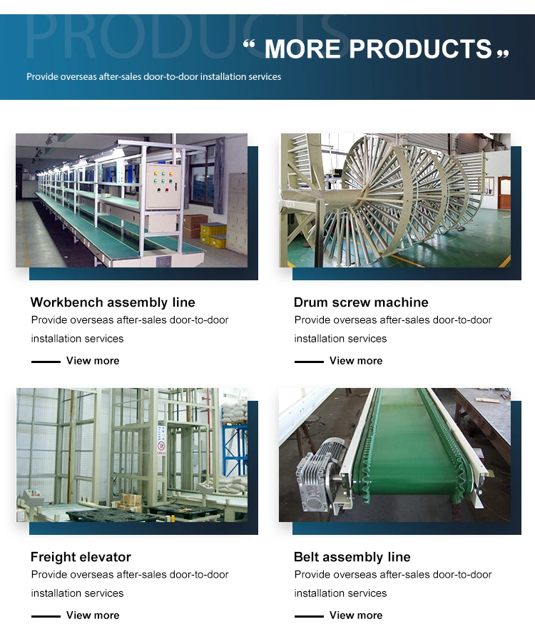 Reciprocating Roller Conveyor Belt Conveyor Bend Line Hoist Lifting Conveyor