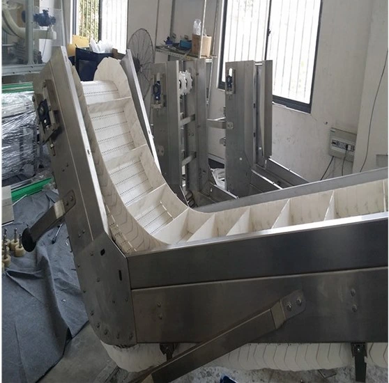 Conveyor System, Flat Top Modular Belt Conveyor Line Product Cheese Wafer Transfer Line Upload Conveyor