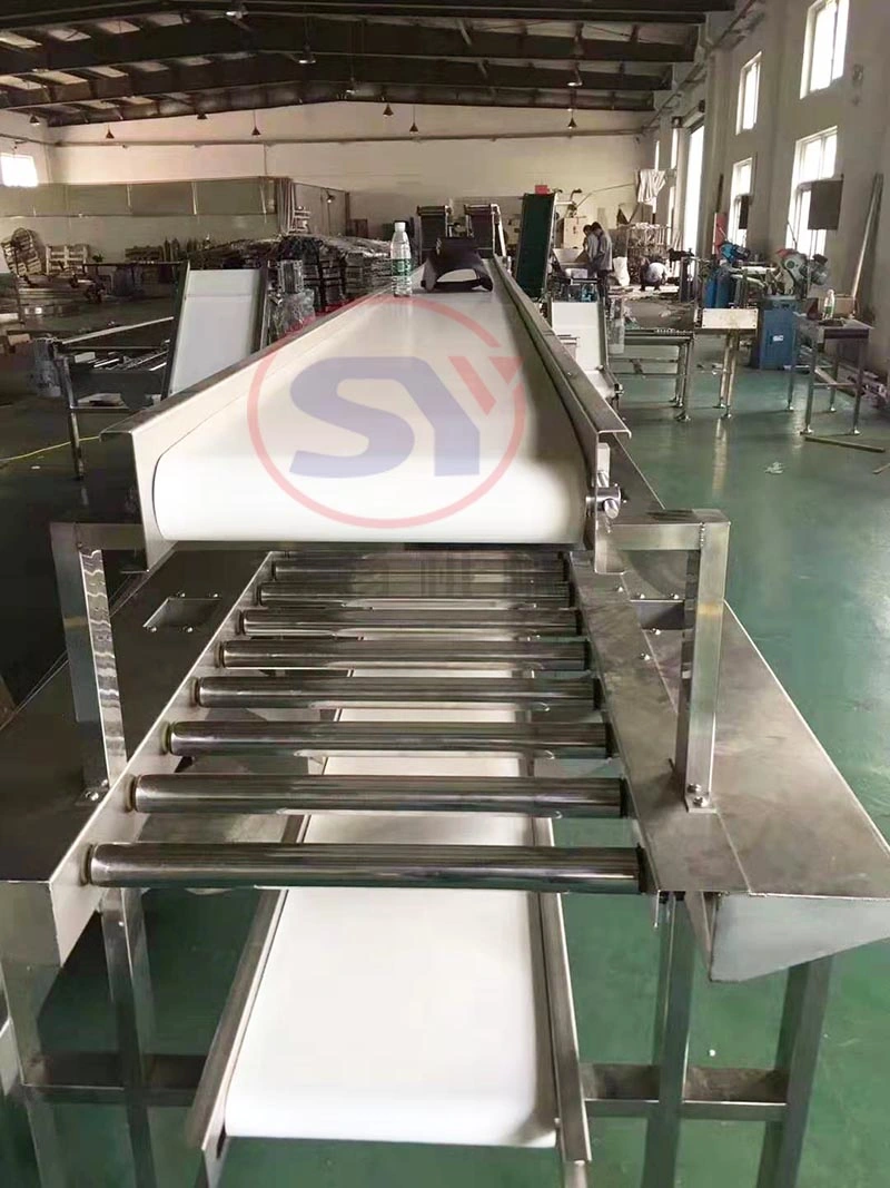 Biscuit Sushi Food PVC Belt Conveyor System Electric Pizza Conveyor Machine