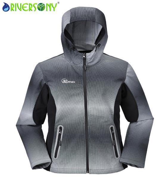 Factory Price Softshell Gray Jacket for Sports Chaqueta