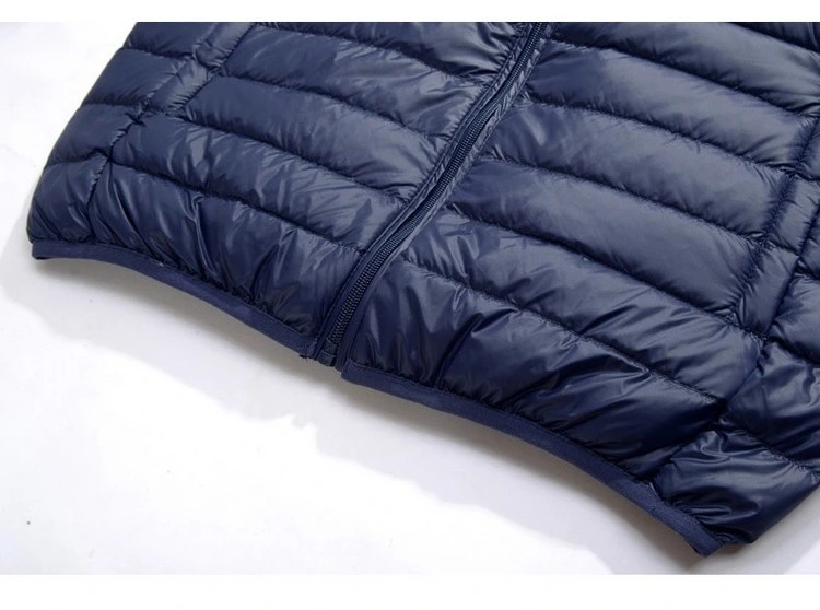 Winter Cold Wear Men's Nylon Warm Quilting Lightweight Puffy Down Jackets