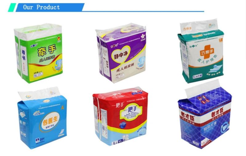 Polymer Absorber, Soft High Quality Adult Diaper for Incontinence People