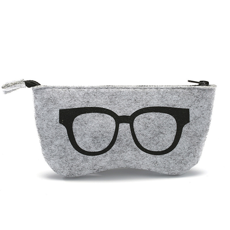 2017 Colorful Sunglasses Case for Women Men Glasses Box Felt Sunglasses Bag Eyeglasses Cases for Men Eyewear